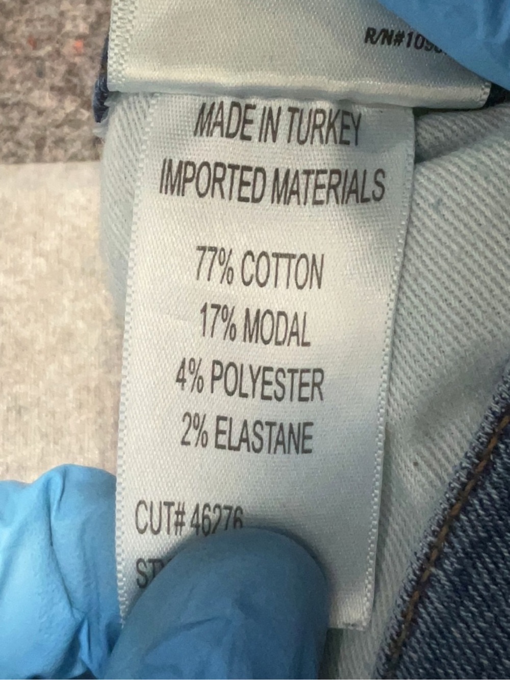 AGOLDE Sophie High Rise Skinny Crop Jeans Raw Hem Blue Denim Size 25 - Picture 7 of 7